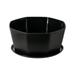 Dnyelq Flower Pots Plastic Flower Pots with Saucer Plants Indoor 1 Piece Plastic Flower Pots with Holes Modern Flower Pots Suitable for All Indoor Plants Herbs Flowers and Seedlings Nursery