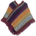 PIKADINGNIS Women s Retro Ethnic Hedging Cape Shawl Christmas Poncho Tassel Shawl