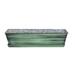 Galvanized Steel Flower Box Planter with Tray Green Small