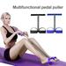 Ludlz Tension Foot Pedal Fitness Sit-Up Pull Rope Spring Tension Band Foot Pedal Abdominal Exerciser