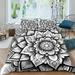 Newly Fashion Bedspreads Mandala Duvet Cover Pillowcase Adult Home Bedclothes Bedding Set California King (98 x104 )