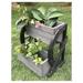 2 Tier Raised Garden Bed Wooden Elevated Garden Planter Kit Outdoor Indoor Solid Wood 23 x 15 x 21in