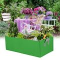 Fabric Raised Garden Bed Rectangle Breathable Planting Container Growth Bag Garden Flower Grow Bag Vegetable Planting Bag Planter Pot with Handles for Plants Flowers