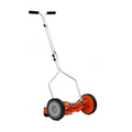 14-Inch 4-Blade Push Reel Lawn Mower Red