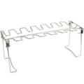 HOKARUA Chicken Leg Wing Rack Stainless Steel Chicken Leg Rack Household Roast Stand Barbecue Tool