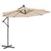 9Ft 3-Tiers Outdoor Patio Umbrella with Crank and tilt and Wind Vents for Garden Deck Backyard Pool Shade Outside Deck Swimming Pool