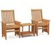Canddidliike 3 Pieces Patio Furniture Set Outdoor Patio Furniture Set with 1.5 Inch Umbrella Hole