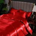 Luxury Rayon Satin Bedding Set Duvet Cover Set Single Double King Size Bedding Kit 2pcs/3pcs/4pcs Bed Cover Bed Linen Set