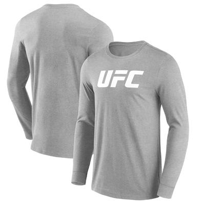 UFC Primary Logo Langarm-T-Shirt – Sportgrau – Herren Image