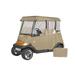 Greenline Drivable 2 Passenger Golf Cart Enclosures by Eevelle - 59 L x 46 W - Tan