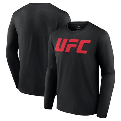 UFC Primary Logo Langarm-T-Shirt – Schwarz – Herren Image