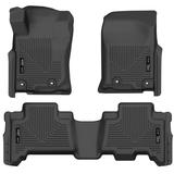 Husky Liners Weatherbeater Series | Front & 2nd Seat Floor Liners - Black | 99571 | Fits 2014-2022 Lexus GX460 2013-2022 Toyota 4Runner 3 Pcs