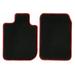 GGBAILEY Ram Pickup 3500 (2 Door Reg Cab) Black with Red Edging Carpet Car Mats / Floor Mats Custom Fit for 2008 2009 2010 2011 2012 2013 2014 2015 2016 2017 2018 - Driver & Passenger Mats