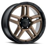 18 Bronze With Black Lip 258 Prowler Wheel by Ultra Wheel 258-8963BZ+18