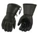 Milwaukee Leather SH294 Men s Black Leather Waterproof Gauntlet Gloves with Stretch Knuckles 5X-Large