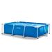 Open Box Intex 8.5ft x 26in Rectangular Frame Above Ground Swimming Pool