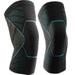 Knee Brace 2 Pack Knee Compression Sleeve for Knee Pain Fit for Men and Women-Non-Slip Knee Support for Running Basketball Weightlifting Gym Workout Sports