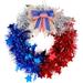 Country Independence Day Wreath Door Hanging Decoration