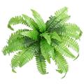 CCYDFDc Artificial Ferns for Outdoors Large Long Silk Artificial Boston Fern Fake Ferns Potted Faux Bush Plants for Home Garden Porch Window Decoration