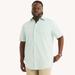 Nautica Men's Big & Tall Navtech Classic Fit Plaid Short-Sleeve Shirt Bright White, 2XLT