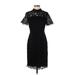 Karl Lagerfeld Paris Cocktail Dress: Black Dresses - Women's Size 4