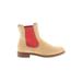 Ecco Ankle Boots: Tan Shoes - Women's Size 37