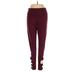 Victoria Sport Active Pants - High Rise: Burgundy Activewear - Women's Size Small