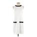 Karl Lagerfeld Paris Casual Dress - Shift: White Dresses - Women's Size 2