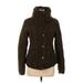 Zara Basic Jacket: Brown Solid Jackets & Outerwear - Women's Size Medium