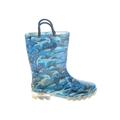 Western Chief Rain Boots: Blue Shoes - Kids Boy's Size 13