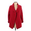 Adrienne Vittadini Coat: Red Jackets & Outerwear - Women's Size Large