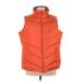 Lands' End Vest: Orange Jackets & Outerwear - Women's Size 1X