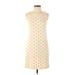 Juicy Couture Casual Dress - Shift: Ivory Jacquard Dresses - New - Women's Size P