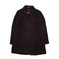 Lands' End Denim Jacket: Burgundy Jackets & Outerwear - Kids Girl's Size 16