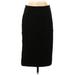 Halogen Casual Skirt: Black Solid Bottoms - Women's Size Medium