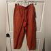 Athleta Pants & Jumpsuits | Athleta Pant Size 4 Burnt Orange Color Retreat Linen Pant | Color: Orange | Size: 4