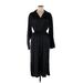 Abercrombie & Fitch Casual Dress - Shirtdress: Black Dresses - Women's Size Medium