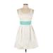 Charlotte Russe Casual Dress - Party: Ivory Dresses - Women's Size Large