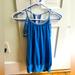 Lululemon Athletica Tops | Lululemon Workout Tank With Built In Bra Size 4 | Color: Blue/White | Size: 4