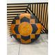 Leather Pouffe seat/ footstool African Real Leather handmade Pouffe floor cushion/ Bean bag vibes Moroccan design patter home decoration