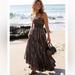 Free People Dresses | Free People Daisy Chain Embroidered Tiered Maxi Dress | Color: Brown | Size: L