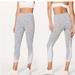 Lululemon Athletica Pants & Jumpsuits | Lululemon Wunder Under Scalloped Hem High-Rise Crop Size 8 | Color: Gray | Size: 8