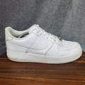 Nike Shoes | Nike Air Force 1 07 Shoes Men's 12 White Leather Athletic Lace Up Sneakers | Color: White | Size: 12