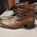American Eagle Outfitters Shoes | American Eagle Brown Booties | Color: Brown/Cream | Size: 9