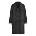 Burberry Jackets & Coats | Burberry Women's Tything Diamond Quilted Double Breasted Coat Black L | Color: Black | Size: L