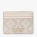 Kate Spade Accessories | Kate Spade Signature Spade Flower Small Slim Card Holder Nwt | Color: Cream | Size: 0.12" W X 2.95" H X 4.02" D
