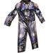 Disney Costumes | Marvel Black Panther Muscle Battle Suit Child Costume Boys Size 5 - 6 Used 1303 | Color: Black | Size: Osb