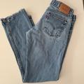 Levi's Jeans | Levi’s Vintage 2001 Red Tab Superlow Button Fly Raw Hem 100% Cotton Jr. W27 L30 | Color: Blue | Size: 27