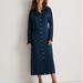 Madewell Dresses | Mdwll Satin Button-Front Midi Shirtdress $165 | Color: Blue | Size: 0