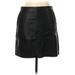 Forever 21 Contemporary Faux Leather Skirt: Black Bottoms - Women's Size Large